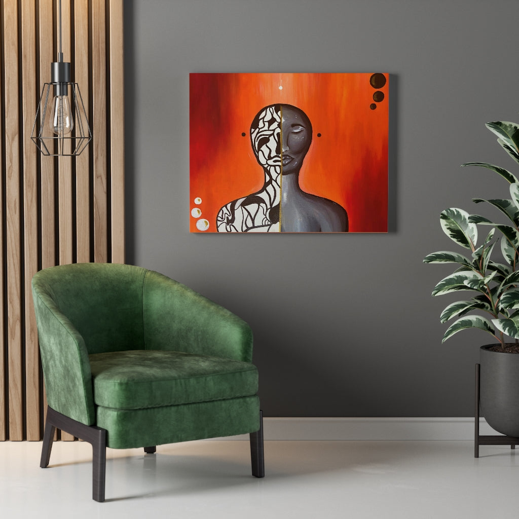 'Duality' on Stretched Canvas