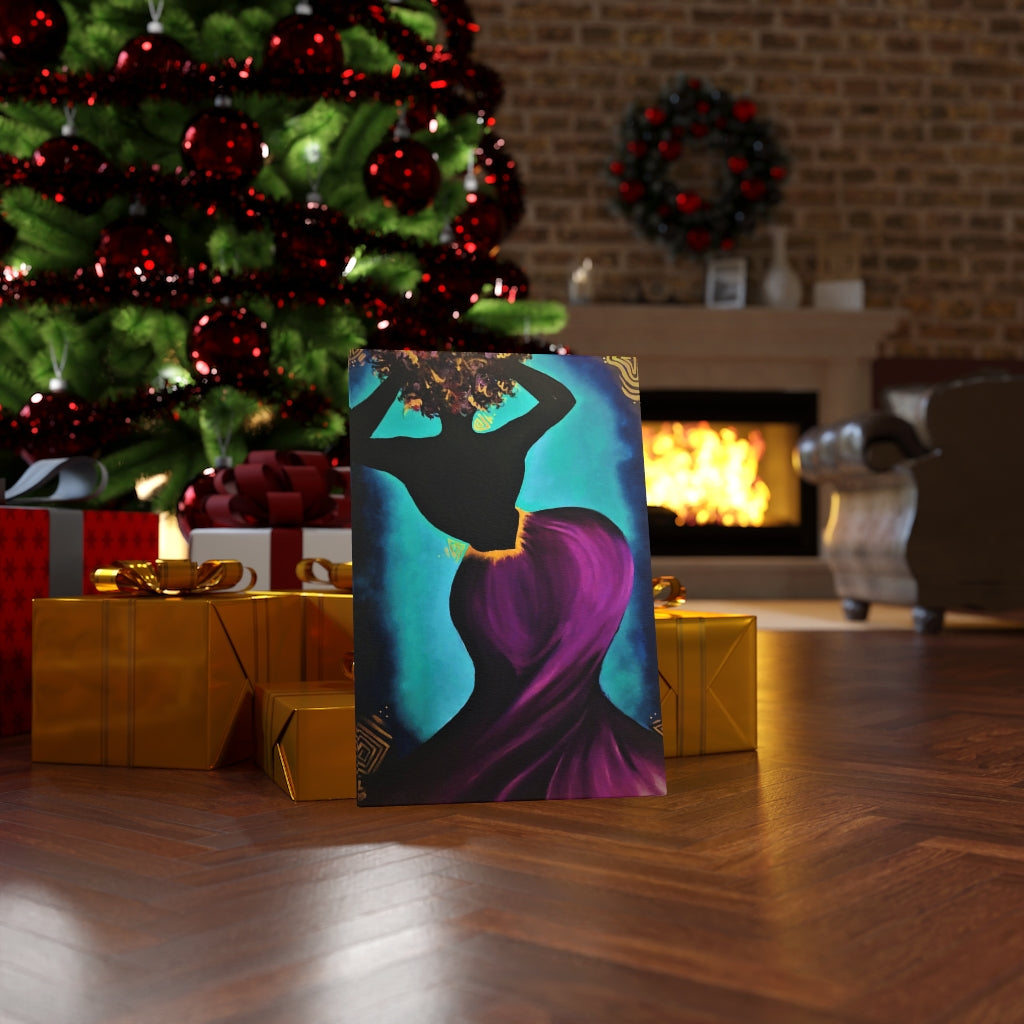 'Dip in My Hip' on Stretched Canvas