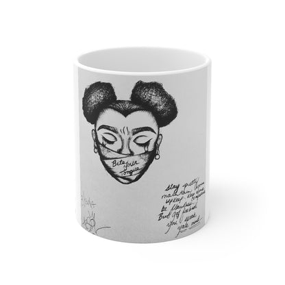 ‘Bite your Tongue’ SB Mug— 11oz