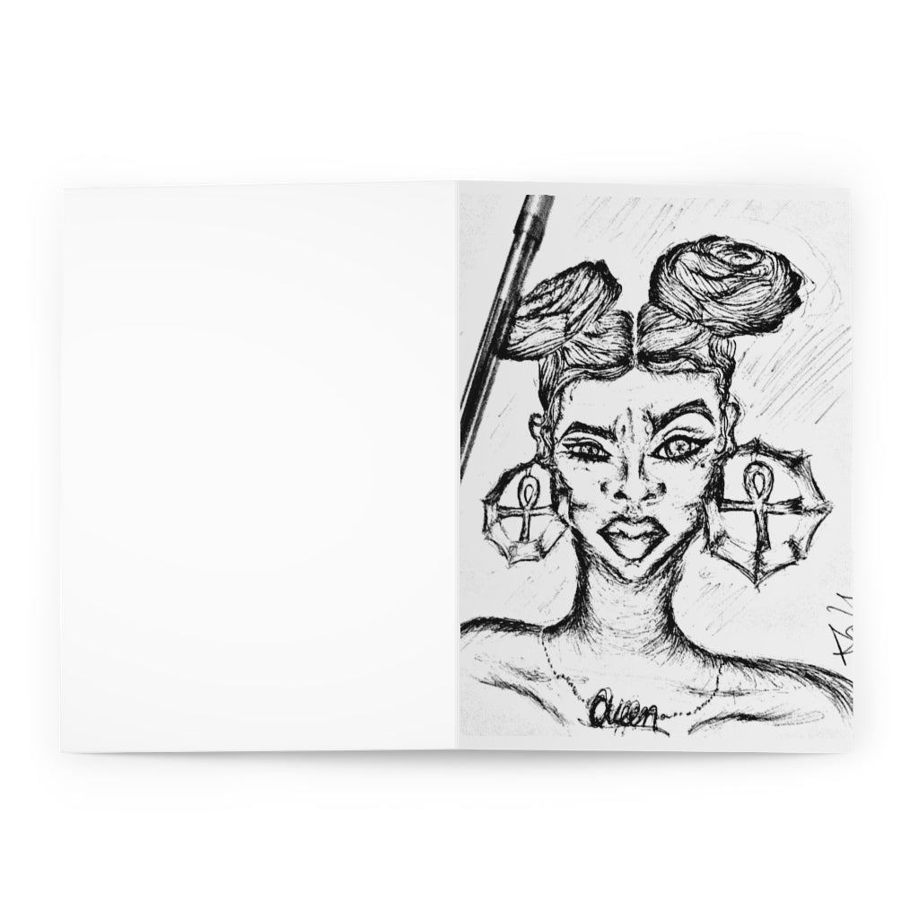 'Whatchu Lookin at?' Greeting Cards (5 Pack)