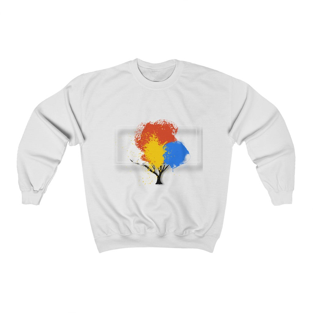 White Splat Unisex Crewneck