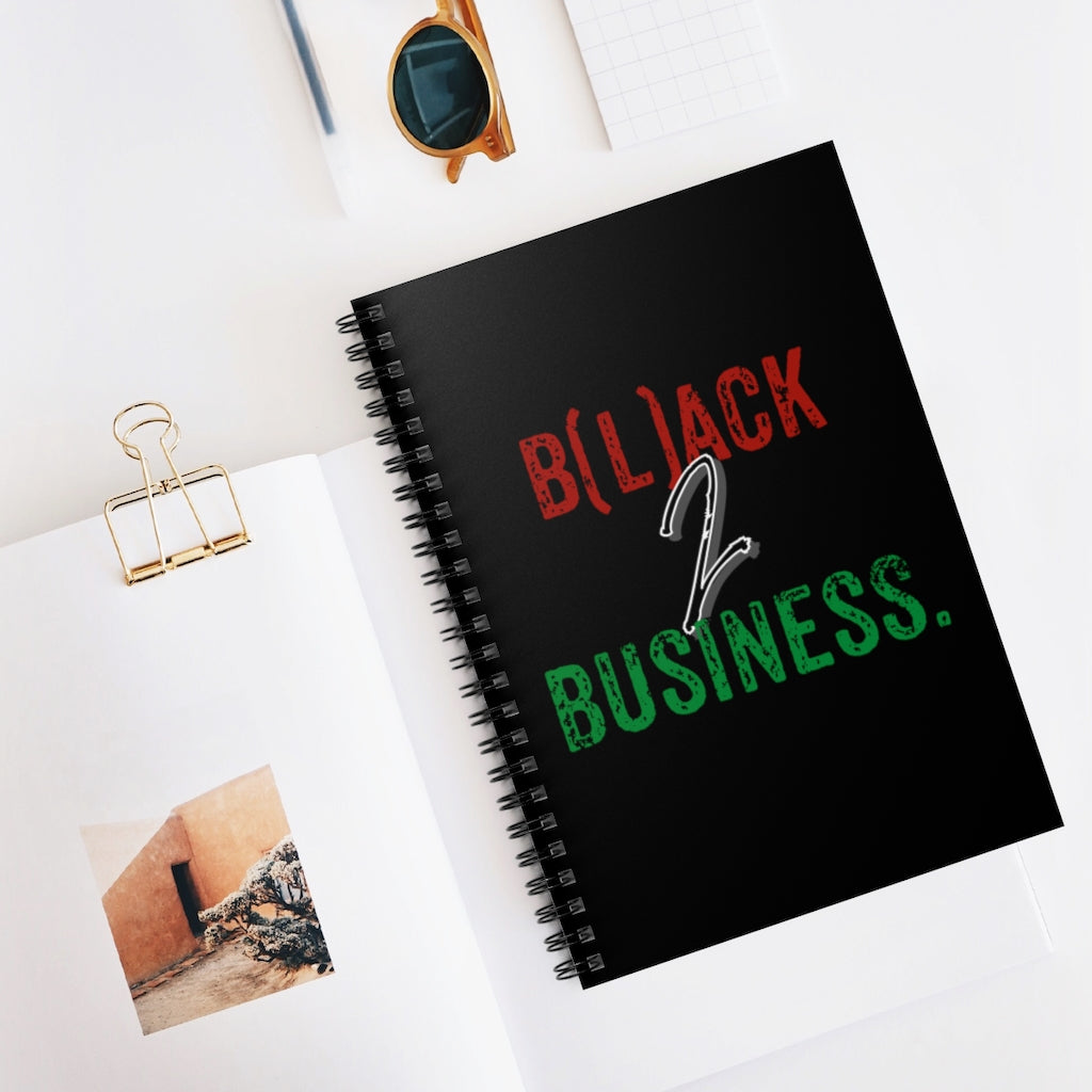 B(l)ack 2 Business Spiral Notebook