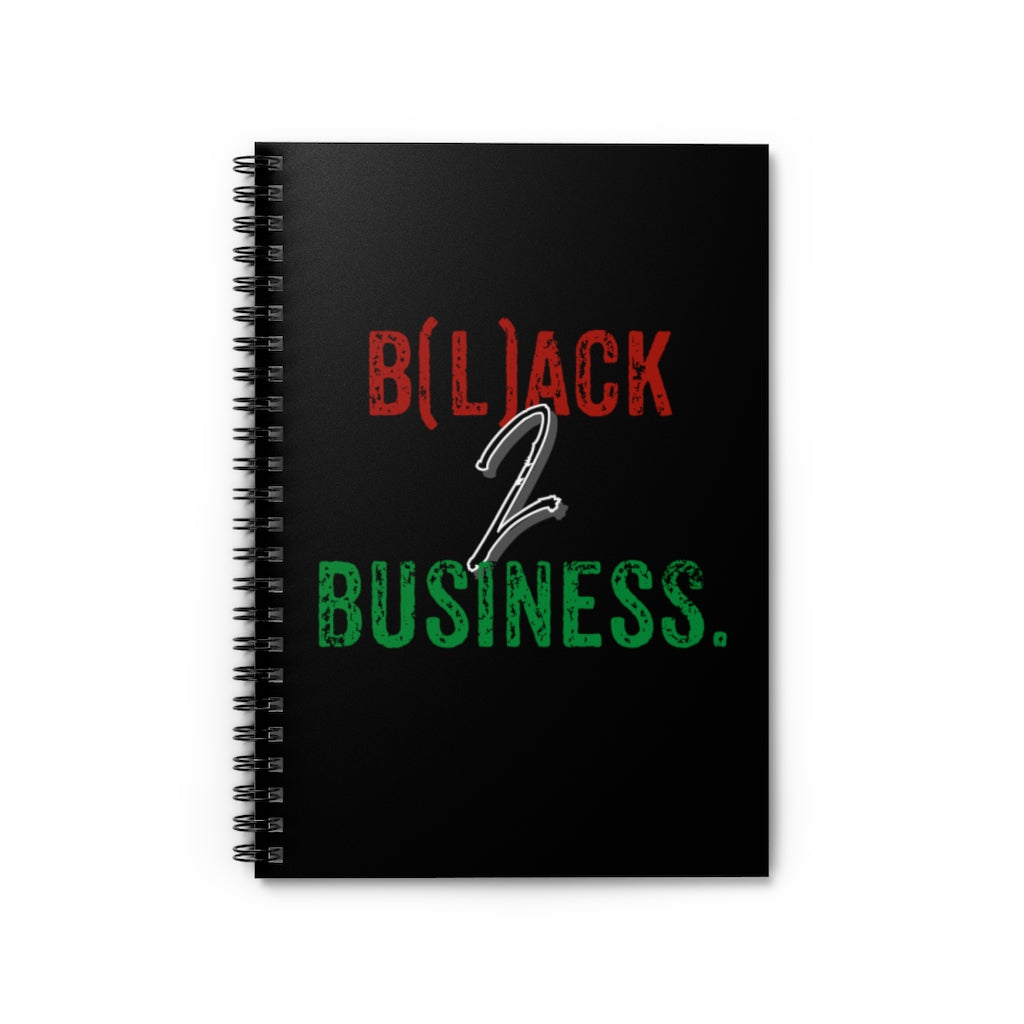 B(l)ack 2 Business Spiral Notebook