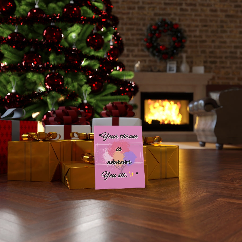 'Your Throne is Wherever You Sit' Canvas