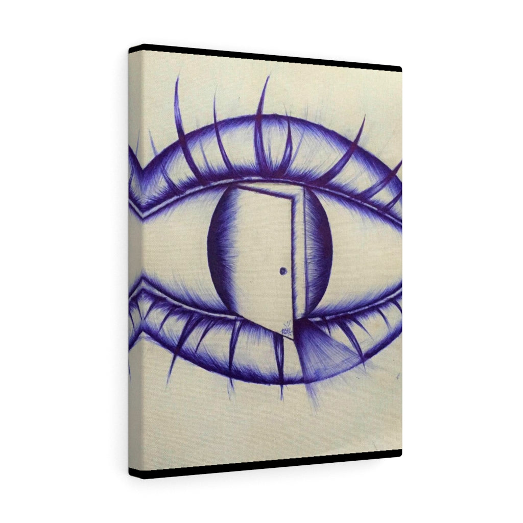 Open Your Eyes Sketch on Canvas