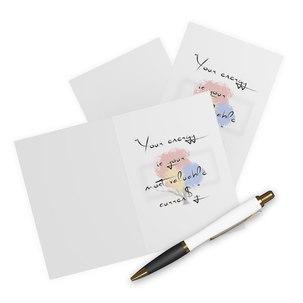 'Your Energy...' Greeting Cards (5 Pack)