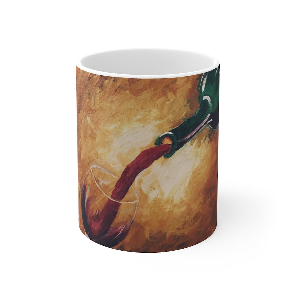 ‘Wine down :)’ SB Mug—11oz