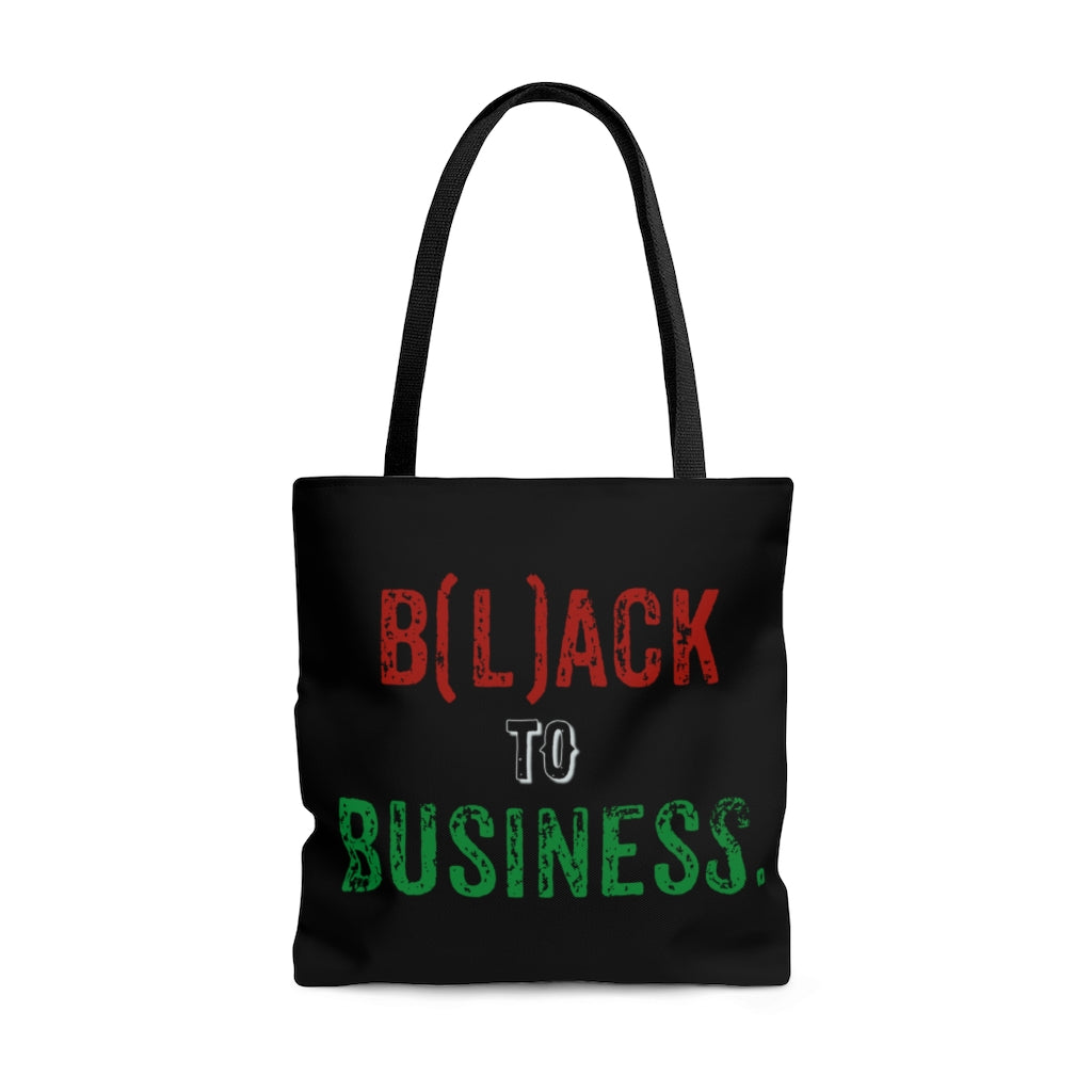 Black to Business Tote Bag