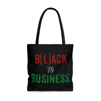 Black to Business Tote Bag